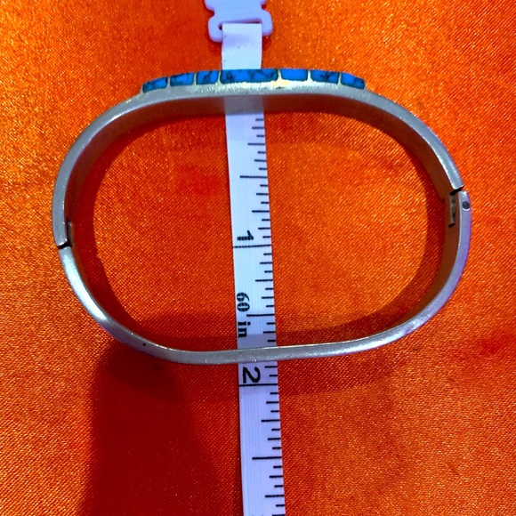 Vintage Turquoise Bracelet .925- one of a kind - Picture 4 of 5